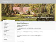 Tablet Screenshot of hardinghausen.de